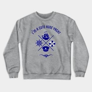 Cute Yacht Crewneck Sweatshirt